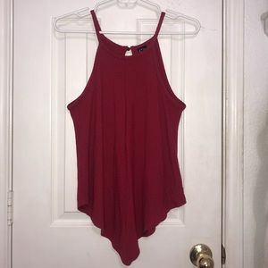 Red camisole top